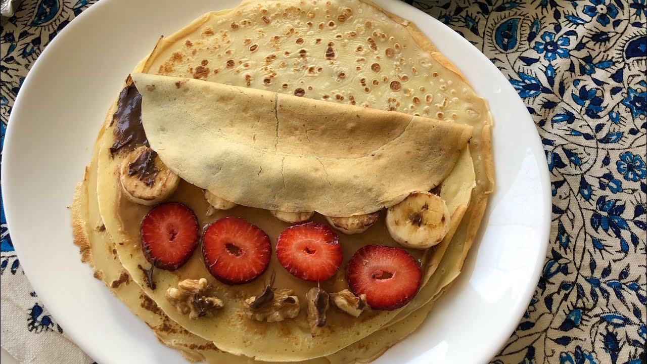 آموزش کرپ صبحانه دوسوته - Crêpes easy peasy