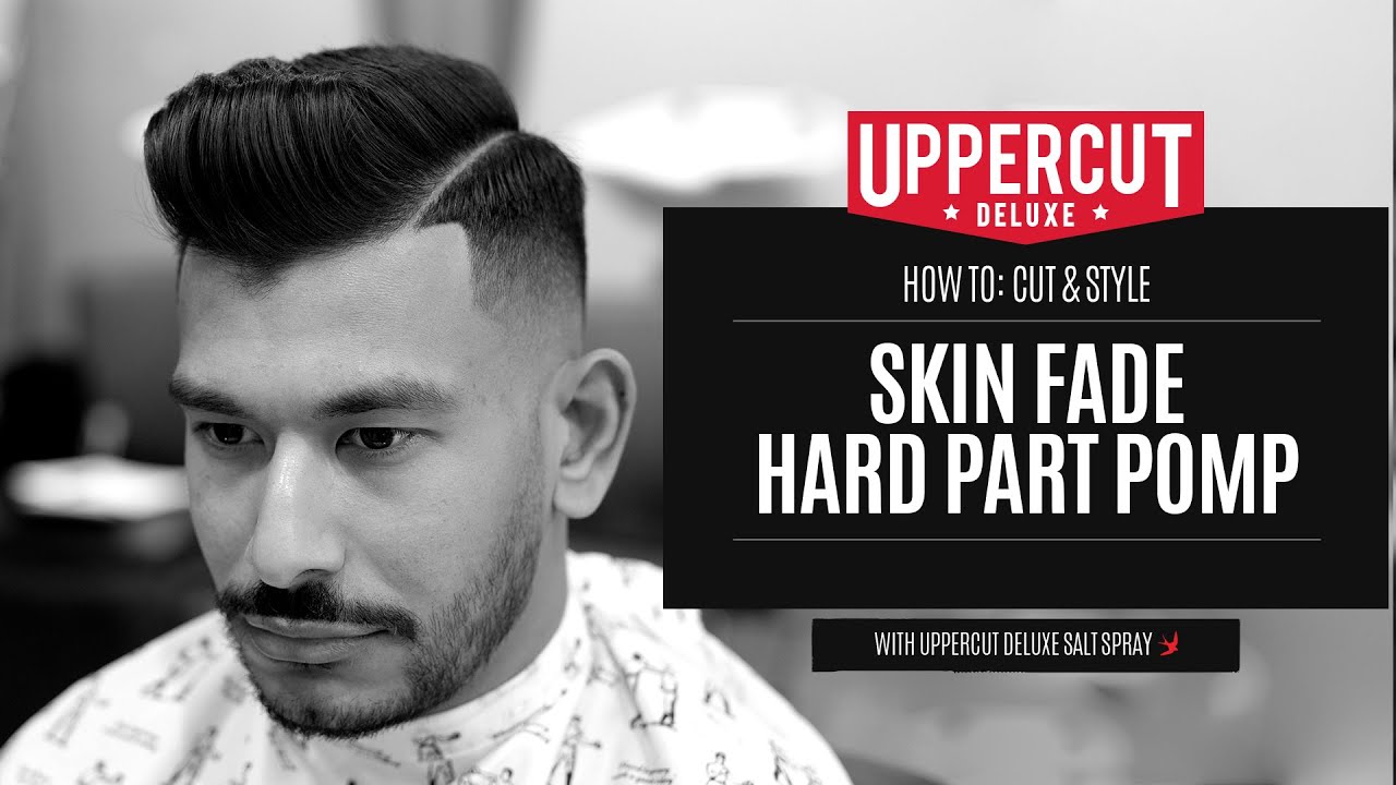 Haircut Tutorial: How to Cut and Style Skin Fade Hard Part Pomp