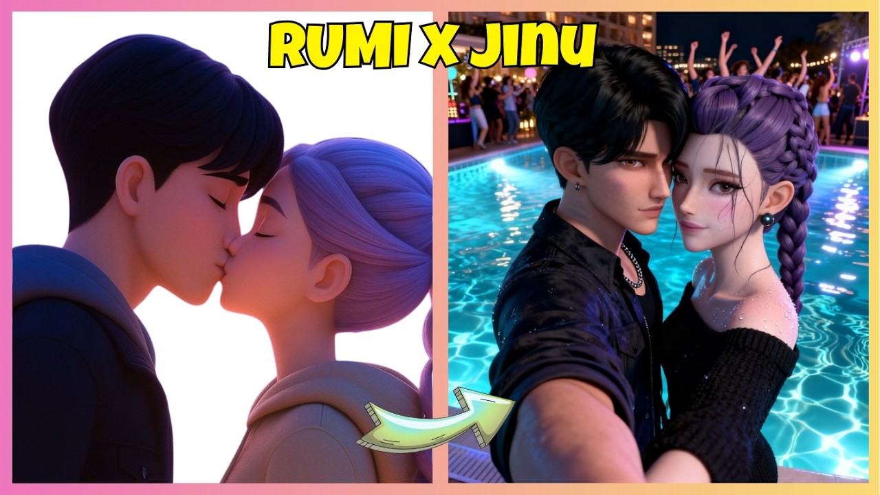 KPOP Demon Hunters in Real Life TikTok Version~🎵Guess KPOP Demon Hunters Characters By Dancing