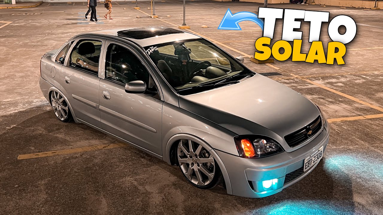ZEROU O GAME DO CORSA SEDAN , COLOCOU TETO SOLAR