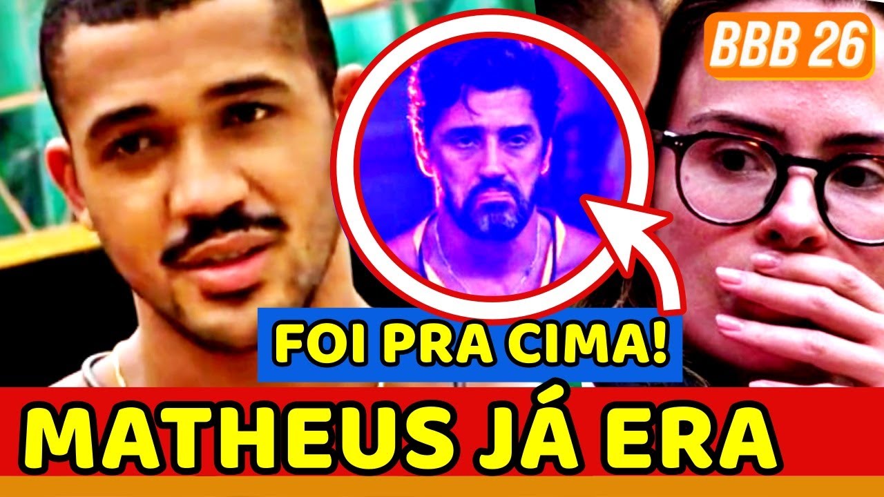 😱BBB26 Matheus JÁ ERA e PIOR VÍDEO VEM À TONA; Ana Paula AFRONTA Cowboy: EXAGERADA? MANHÃ RENDE