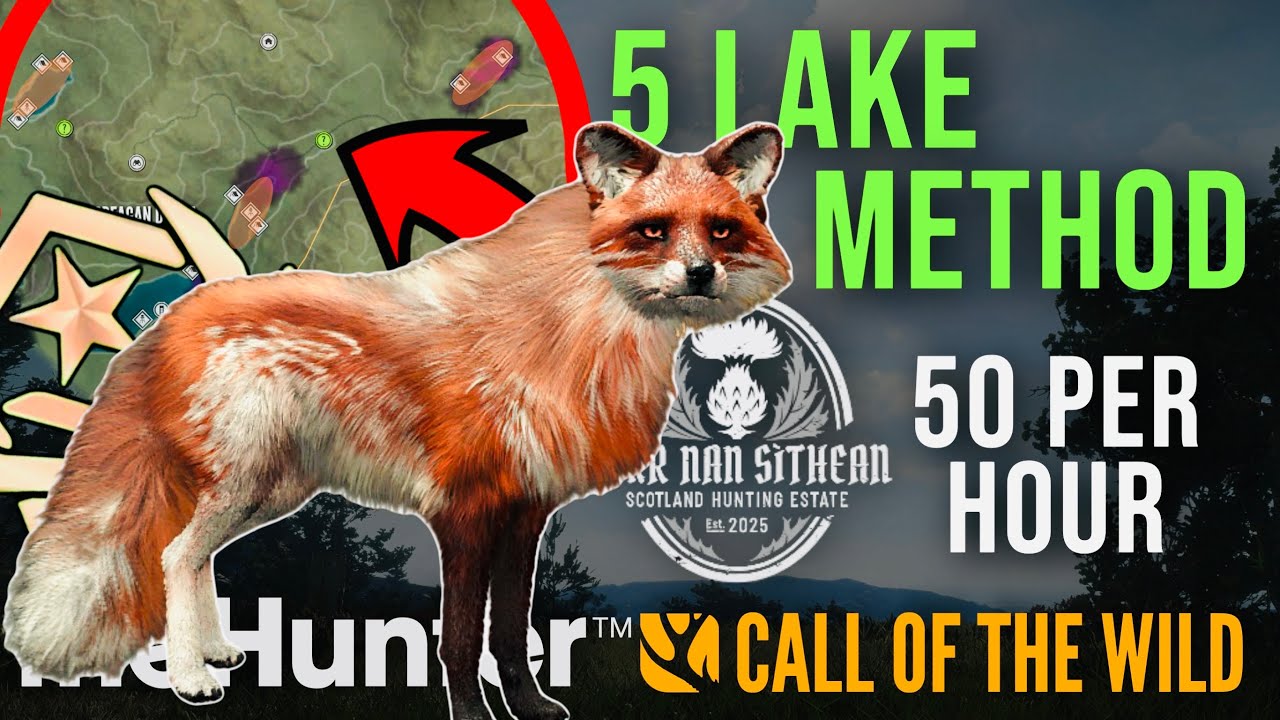 Use This INSANE Method To Get The Great One | Red Fox Guide | Hypifed | theHunter : call of the wild