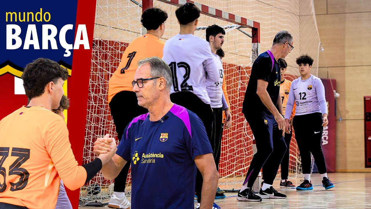 LECCIÓN MAESTRA: Así ENTRENA el mito SVENSSON a la cantera de porteros del BARÇA de BALONMANO