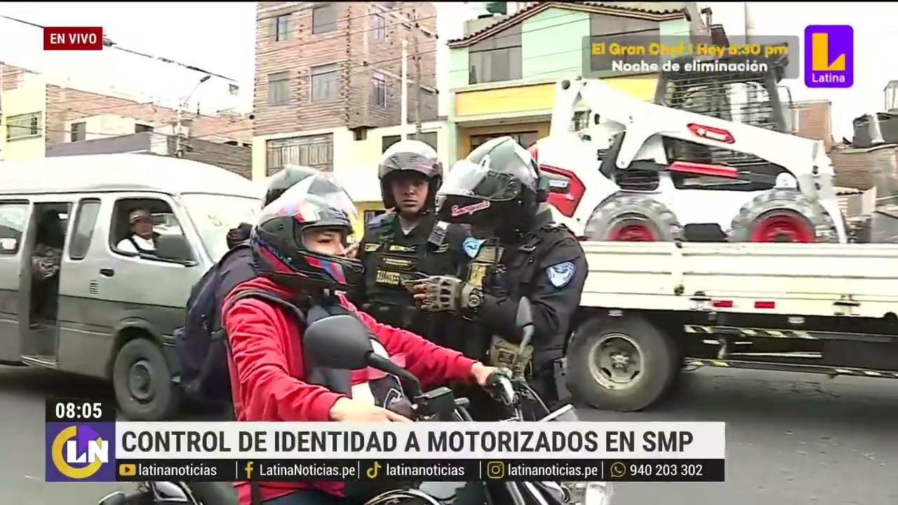 San Martín de Porres: Intervienen a conductor con moto robada en pleno operativo