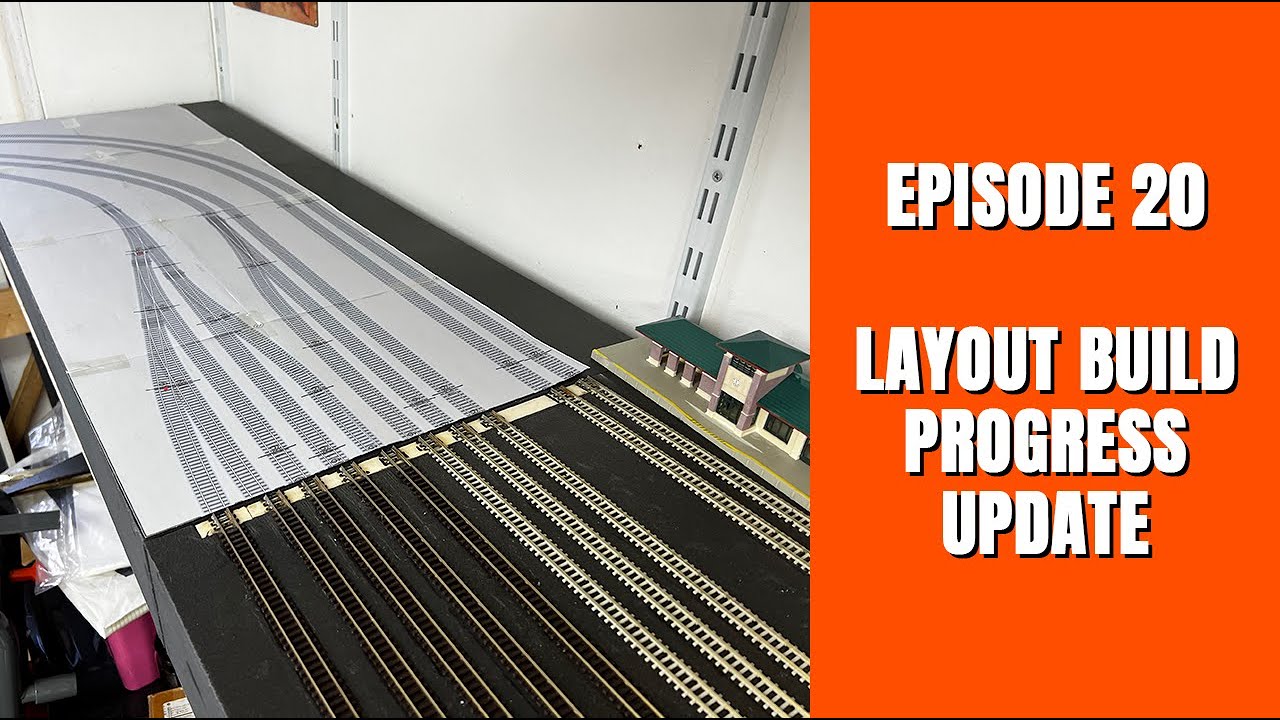 N SCALE LAYOUT UPDATE: Finishing Western Avenue Yard trackwork & starting scenery
