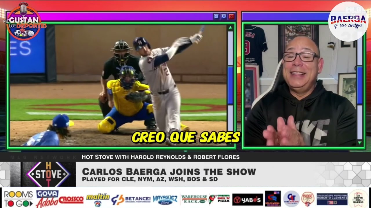 Carlos Baerga De Invitado en Hot Stove de MLB Network 2025