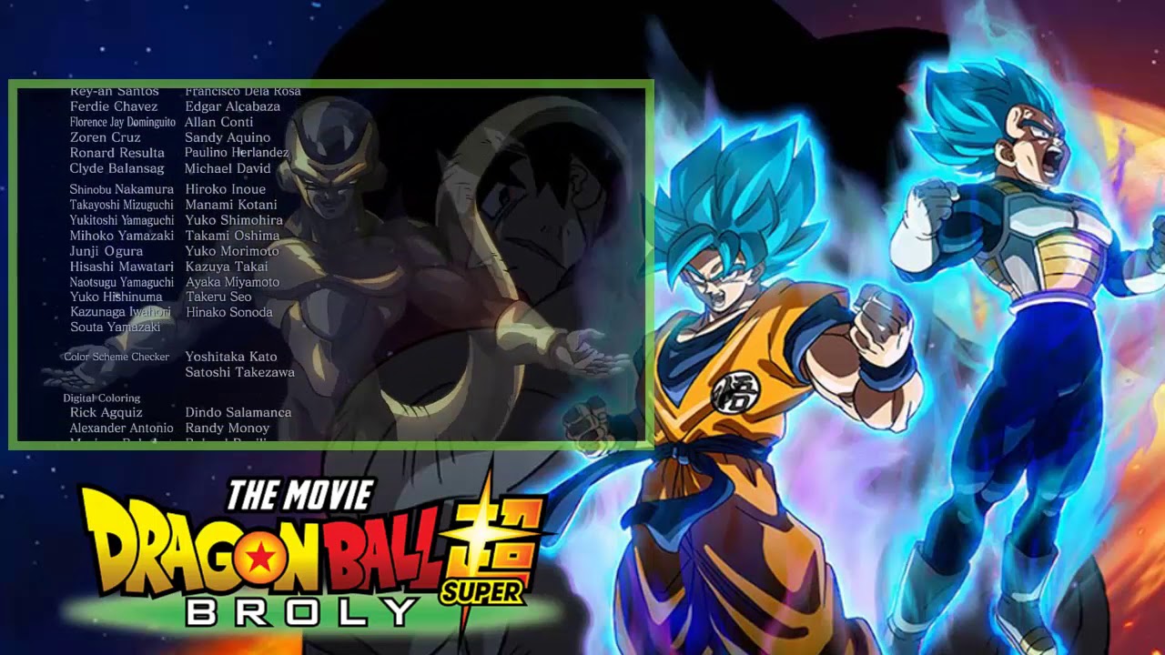 Dragon Ball Super Broly CREDITS Blizzard english version