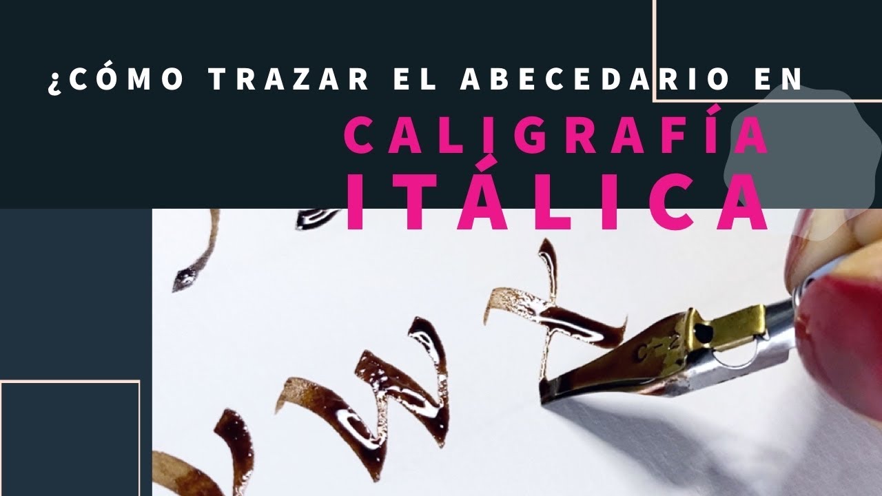 Cómo escribir en caligrafía itálica