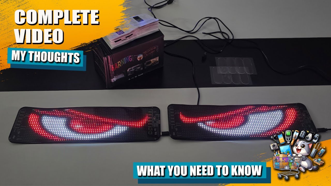 Devil Eyes LED Display Review for Car & SUV – Gelrova 14×4 Panels