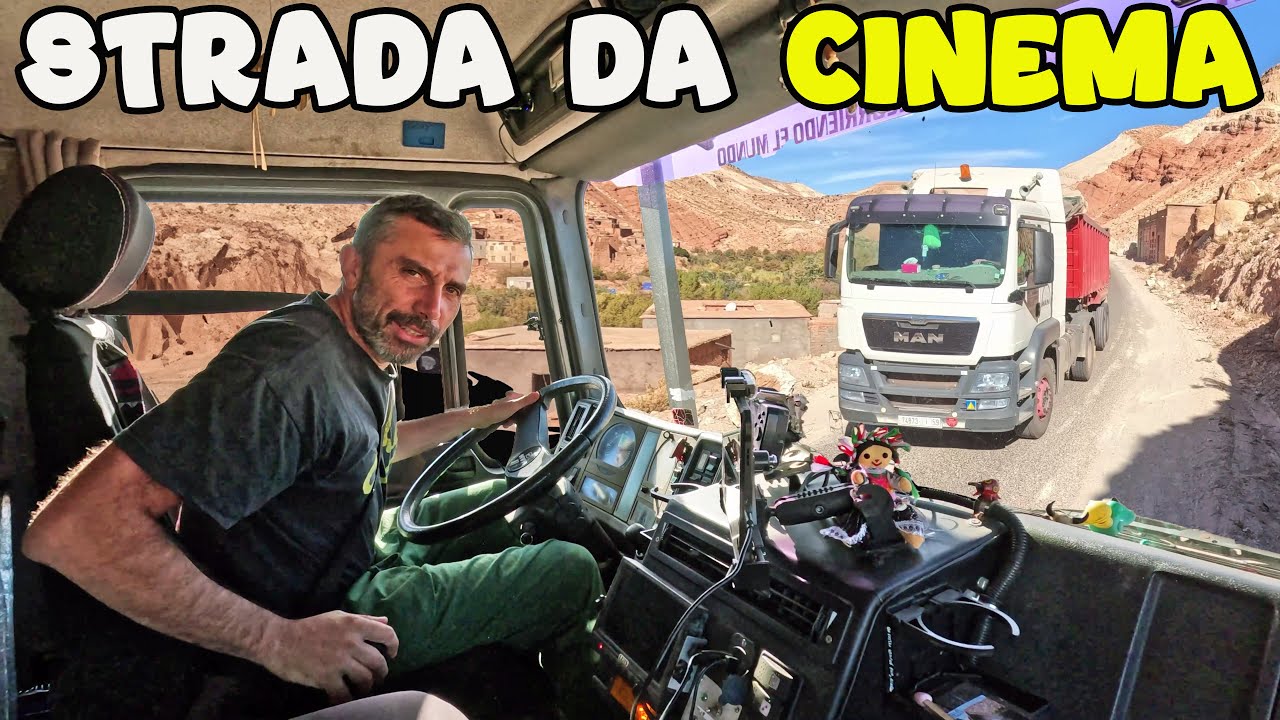 Una STRADA da CINEMA nel Cuore dell'Atlante Marocchino 😵 Studios CINEMATOGRAFICI 🔥 Marocco