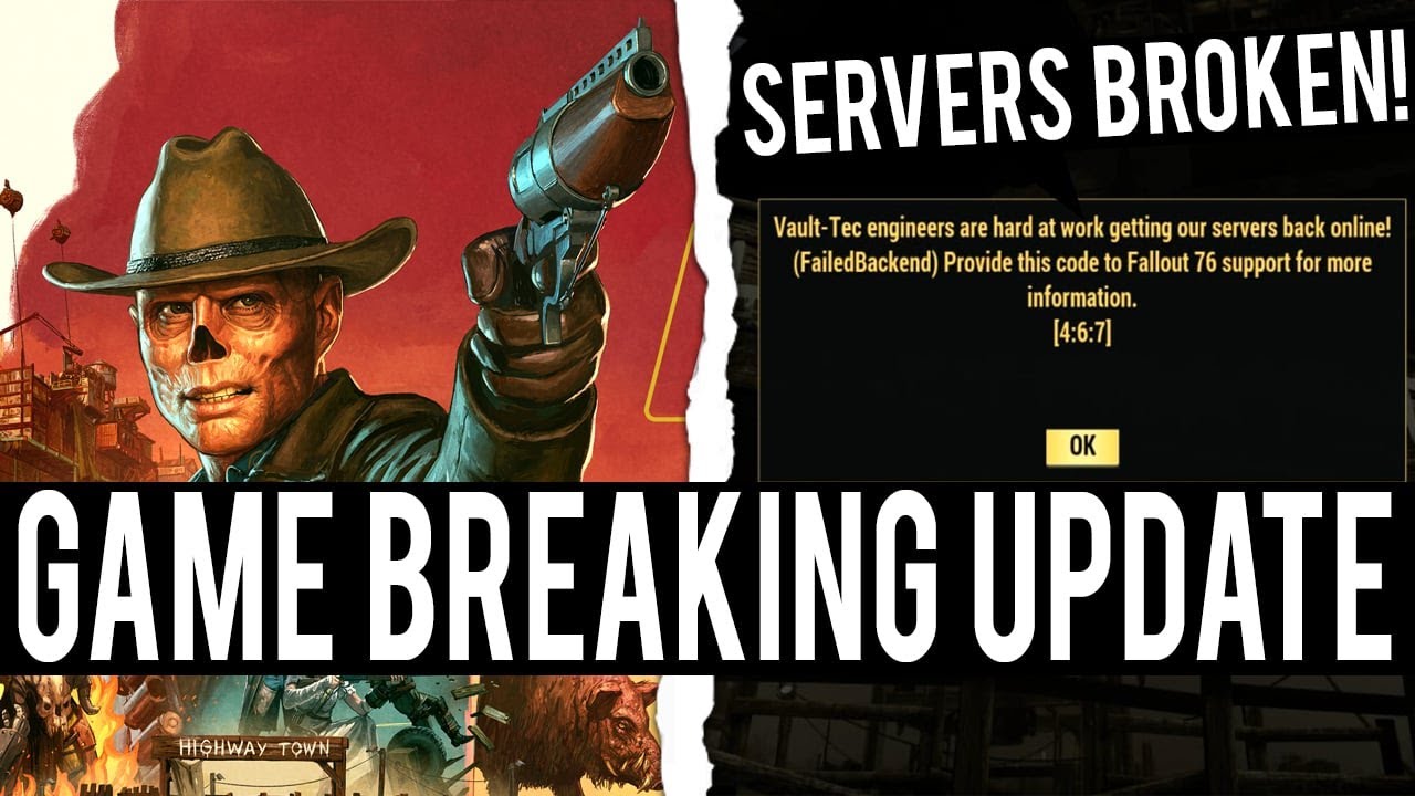 Обновление Fallout 76 просто сломало серверы, и Bethesda паникует