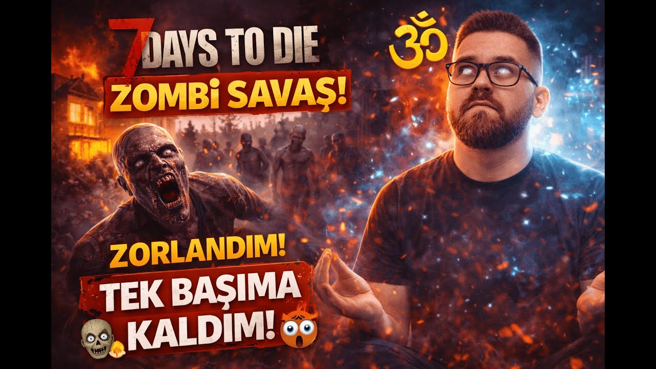 7. Gün Savaşında YALNIZ KALDIM… ZOMBİLER BENİ PARÇALADI! 😱 | 7 Days to Die
