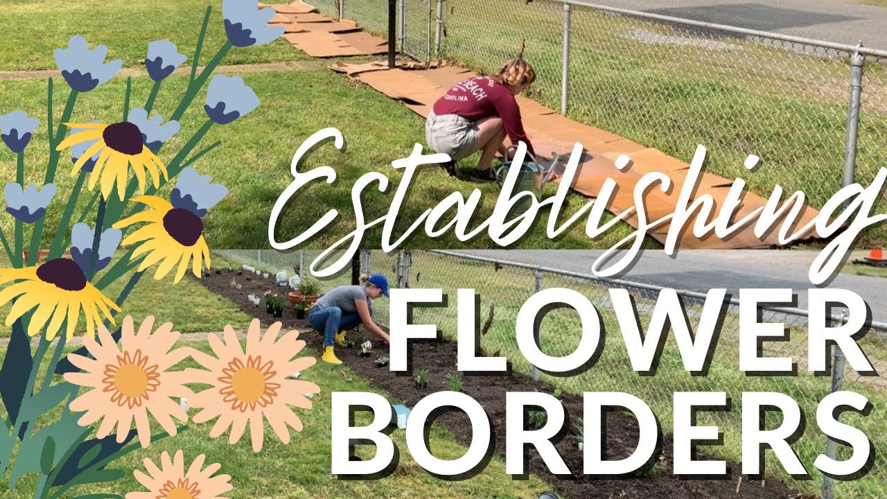 Making Front Borders in Our New Garden! // No-Dig Gardening // Crystal Does