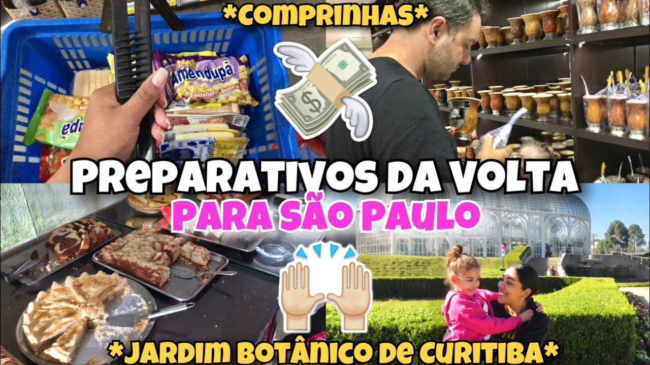 VLOG: PREPARATIVOS DA VOLTA PARA SP / NOITE NA POUSADA / JARDIM BOTÂNICO DE CURITIBA | Jana Munari