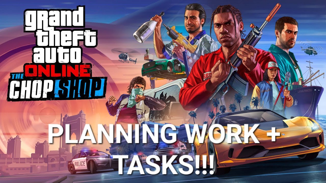 The Gangbanger Robbery: Planning Work + Tasks! (Grand Theft Auto V Online)