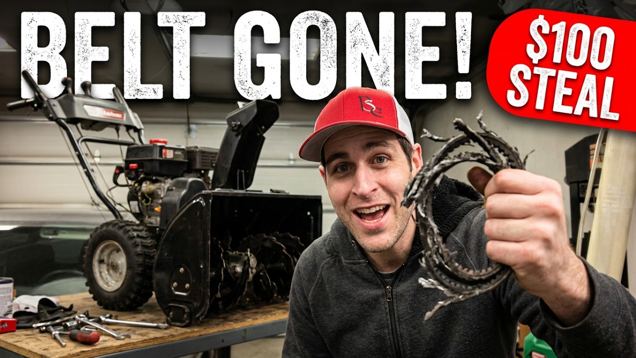 Snowblower Inspection - Poulan Pro Auger Drive Issues. (Sorry for my high energy in this video)