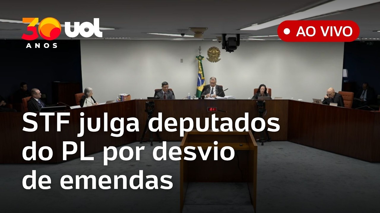 STF julga deputados do PL acusados de desvio de emendas parlamentares; assista ao vivo