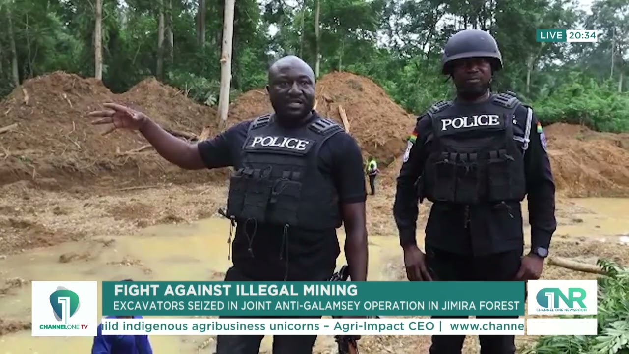 Joint Taskforce Storms Jimira Forest and Seizes Excavators in Galamsey Fight