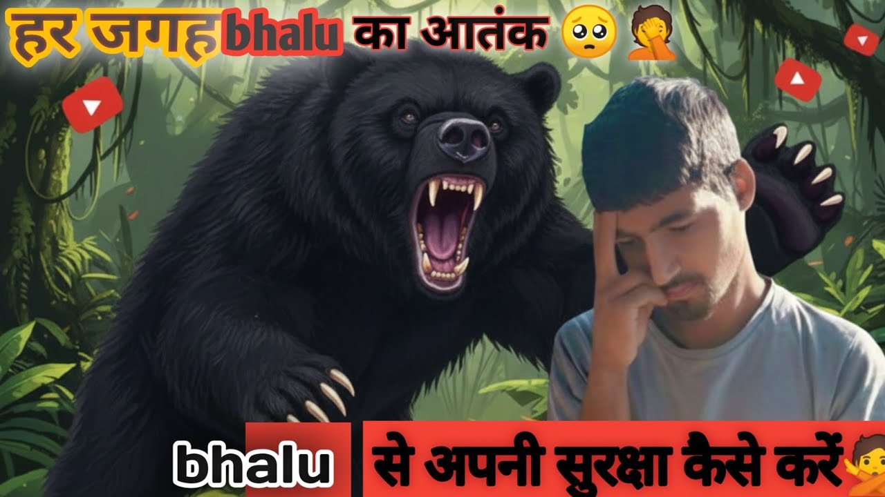 Uttarakhand ke Bhalu aur Safety Tips Hindi,,🤔