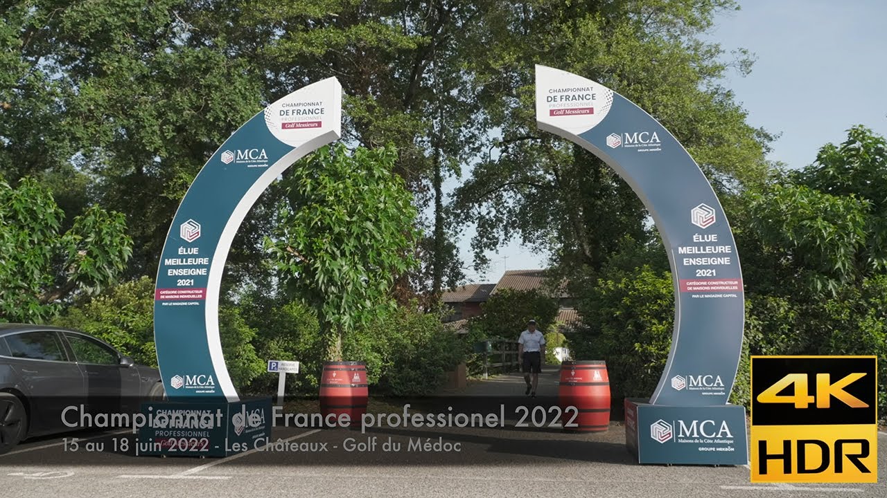 Golf Championnat de France Professionnel 2022 - Golf du Médoc - Les Châteaux.