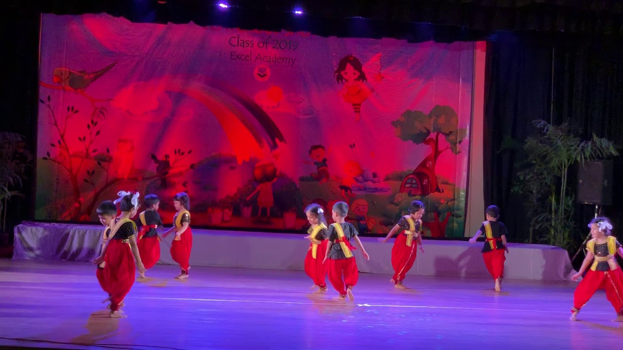 Amra Chitra Oti Bichitra Performed by Excel Academy Play Group 2019