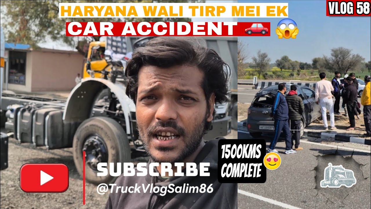VLOG.58 HARYANA TIRP COMPLETELY 1500KMS TATA TRUCK 2823 🚚😍