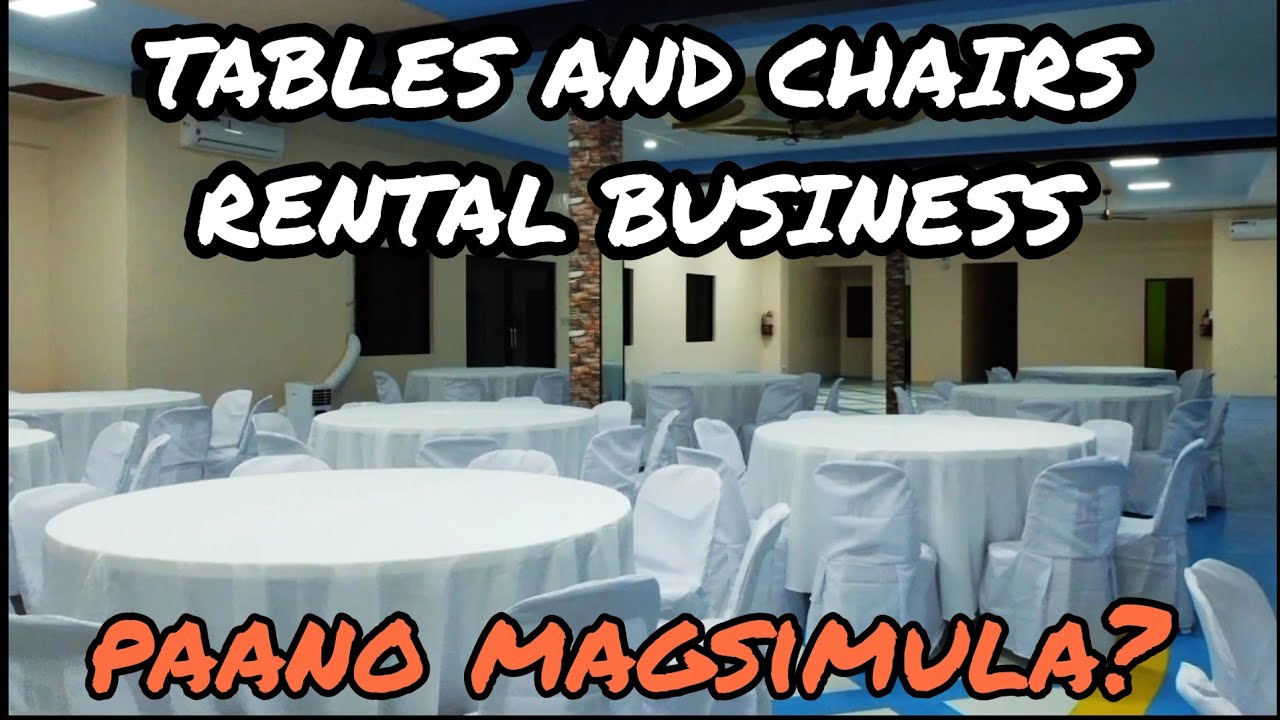 SMALL BUSINESS / TABLE AND CHAIRS RENTAL BasLag tv