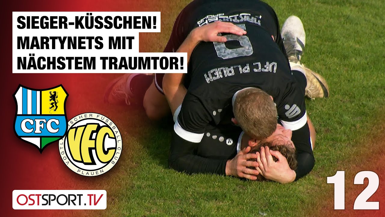 Sieger-Küsschen und nächstes Martynets-Traumtor! Chemnitz - Plauen | Regionalliga Nordost