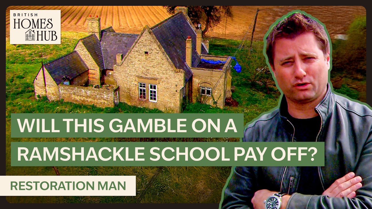 This 19th Century School House Restoration Stresses George Clarke Out! | Restoration Man | S3 EP11