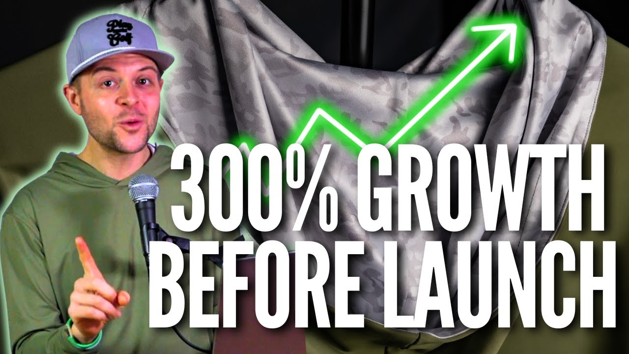 How I Grew My Golf Apparel Brand 300% Before Launch
