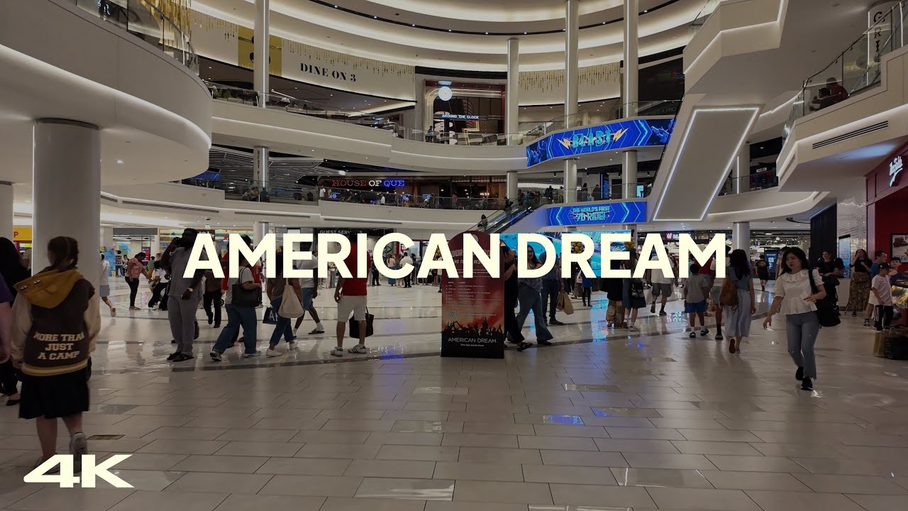 Mall Walk American Dream, the Second Largest Mall in the United States  | August 2024 | 4K HDR