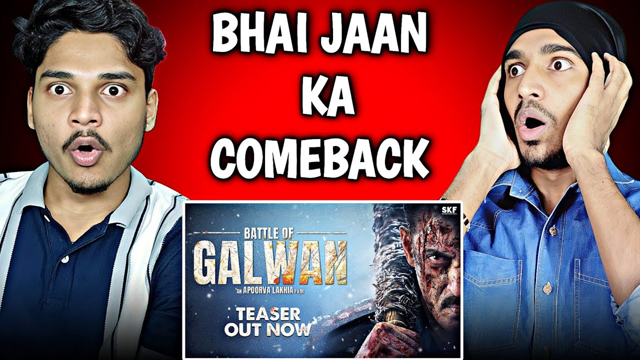 Battle Of Galwan - Teaser REACTION | Salman Khan, Chitrangada Singh | Apoorva Lakhia | 