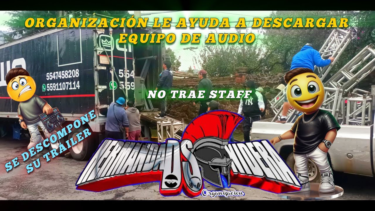 Se descompone su tráiler y le ayudamos , la hermandad sonidera si existe 