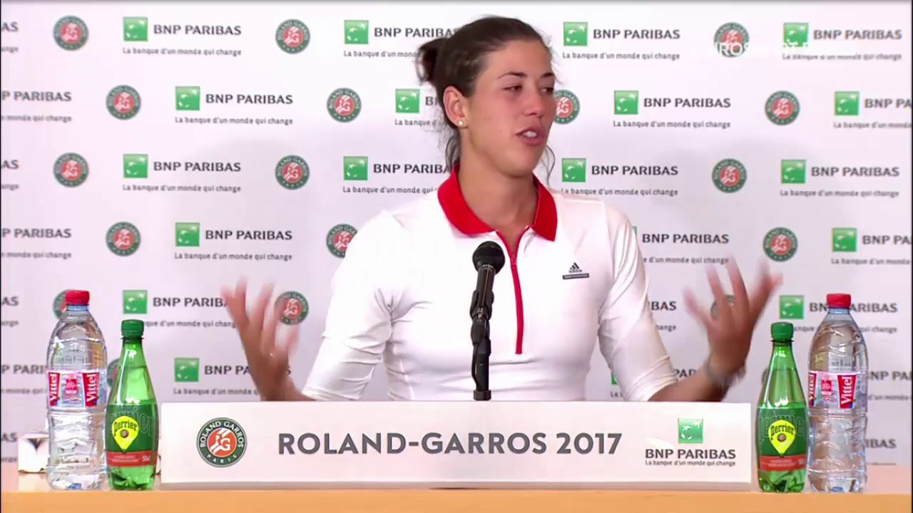 Garbiñe Muguruza Press Conference RG17 - 4th of June