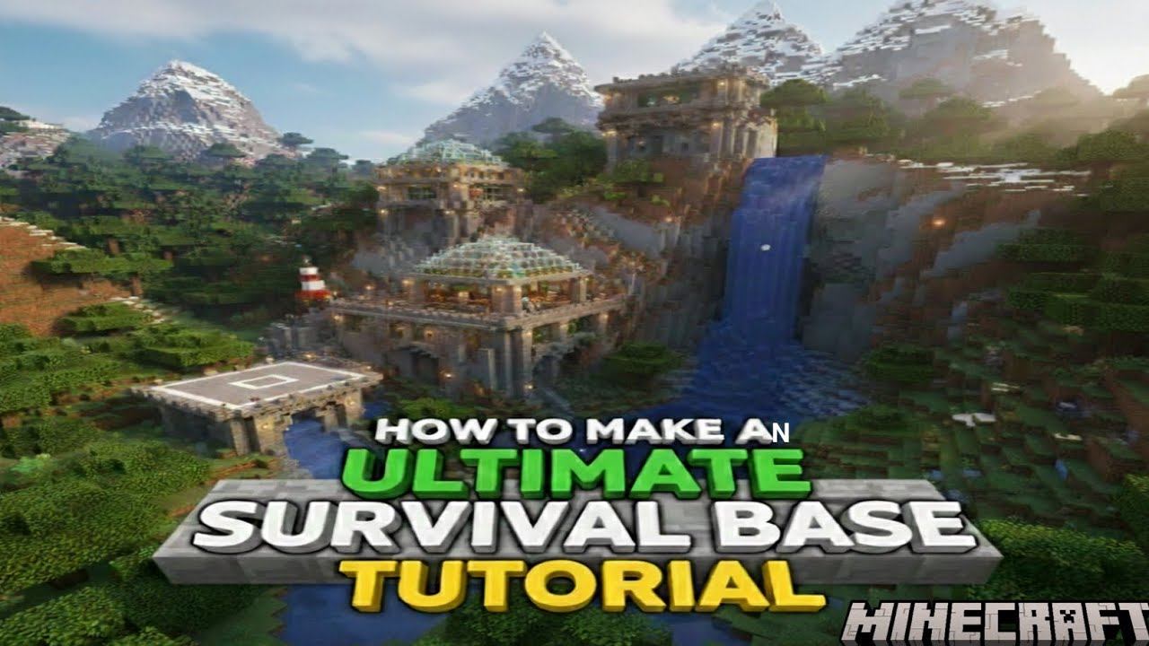How to make ultimate Survival base in Minecraft AZIMGAMESTREAMER 