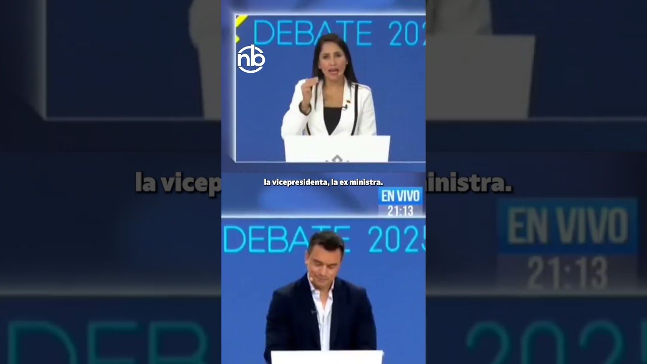 DEBATE PRESIDENCIAL EN ECUADOR: LUISA LLAMA MAJADERO A NOBOA
