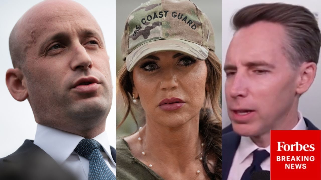 Josh Hawley Asked About Stephen Miller And Kristi Noem Calling Alex Pretti A 'Domestic Terrorist'