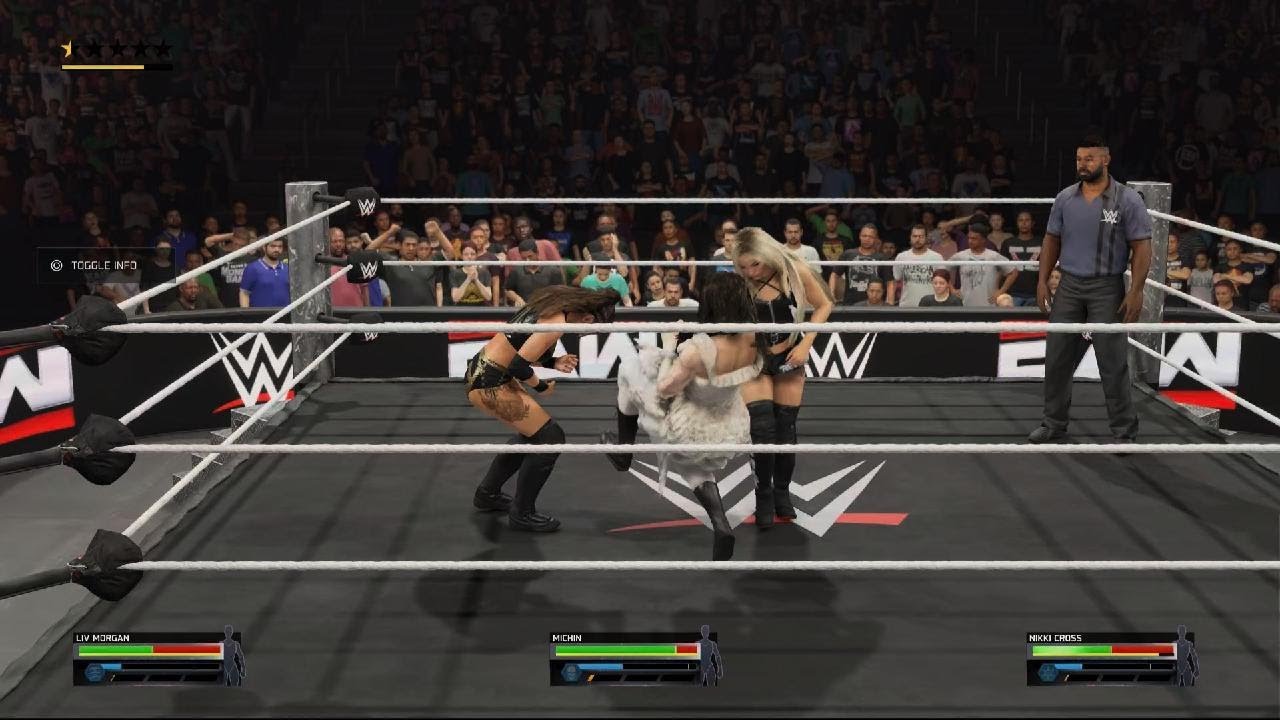 Liv Morgan vs Michin vs Nikki Cross royal rumble qual