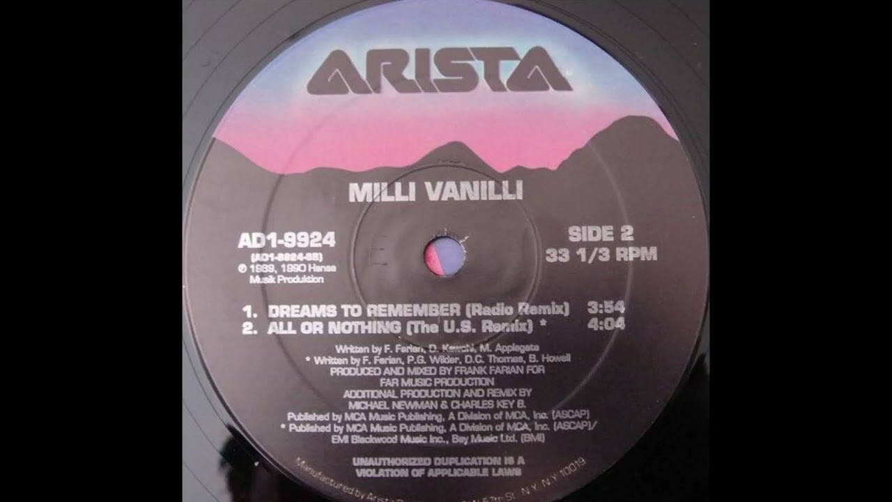 MILLI VANILLI - 