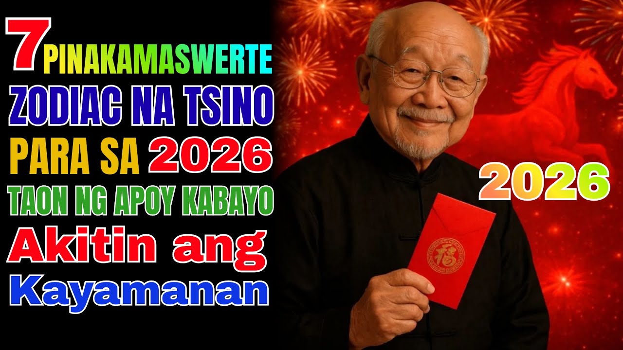 7 Pinakamasuwerte na Chinese Zodiac sa 2026 – Taon ng Apoy na Kabayo | Feng Shui