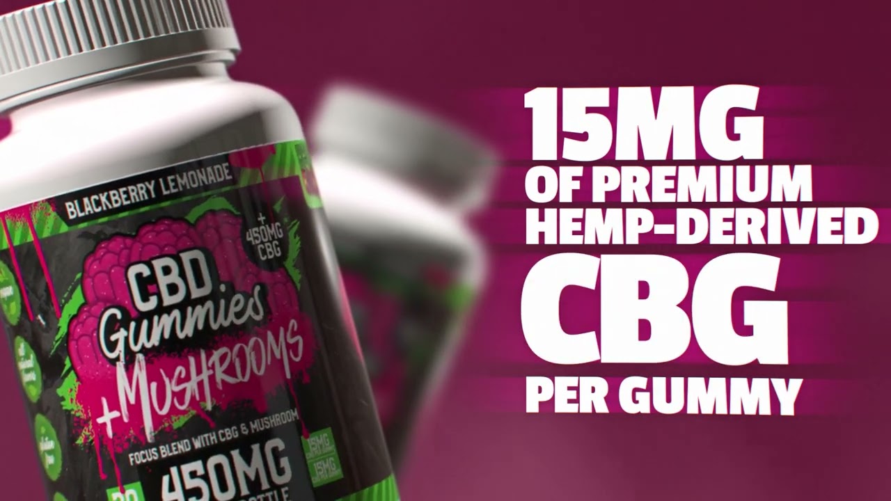 Focus CBD Gummies | CBD Gummies for Focus | CBD Mushroom Gummies | Hemp Bombs