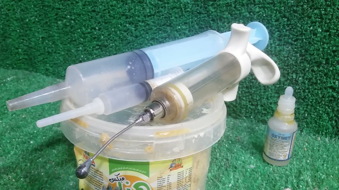 اصلاح سرنجة التأكيل اليدوى والحفاظ عليها