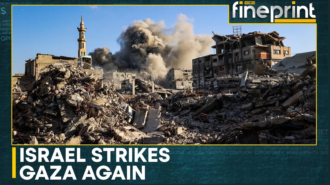 At Least 20 Palestinians Killed in Israeli Strikes & Shelling | WION Fineprint