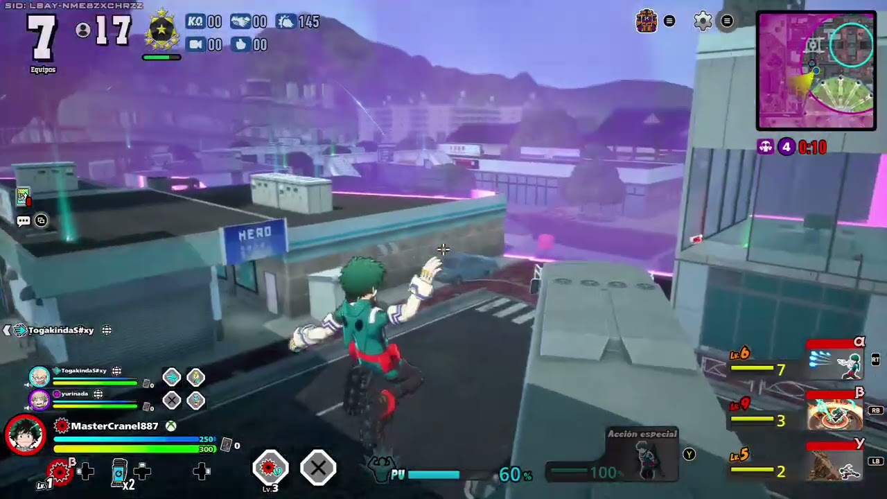 MY HERO ULTRA RUMBLE VICTORIA CLASIFICATORIA 11 PARTE 2/5
