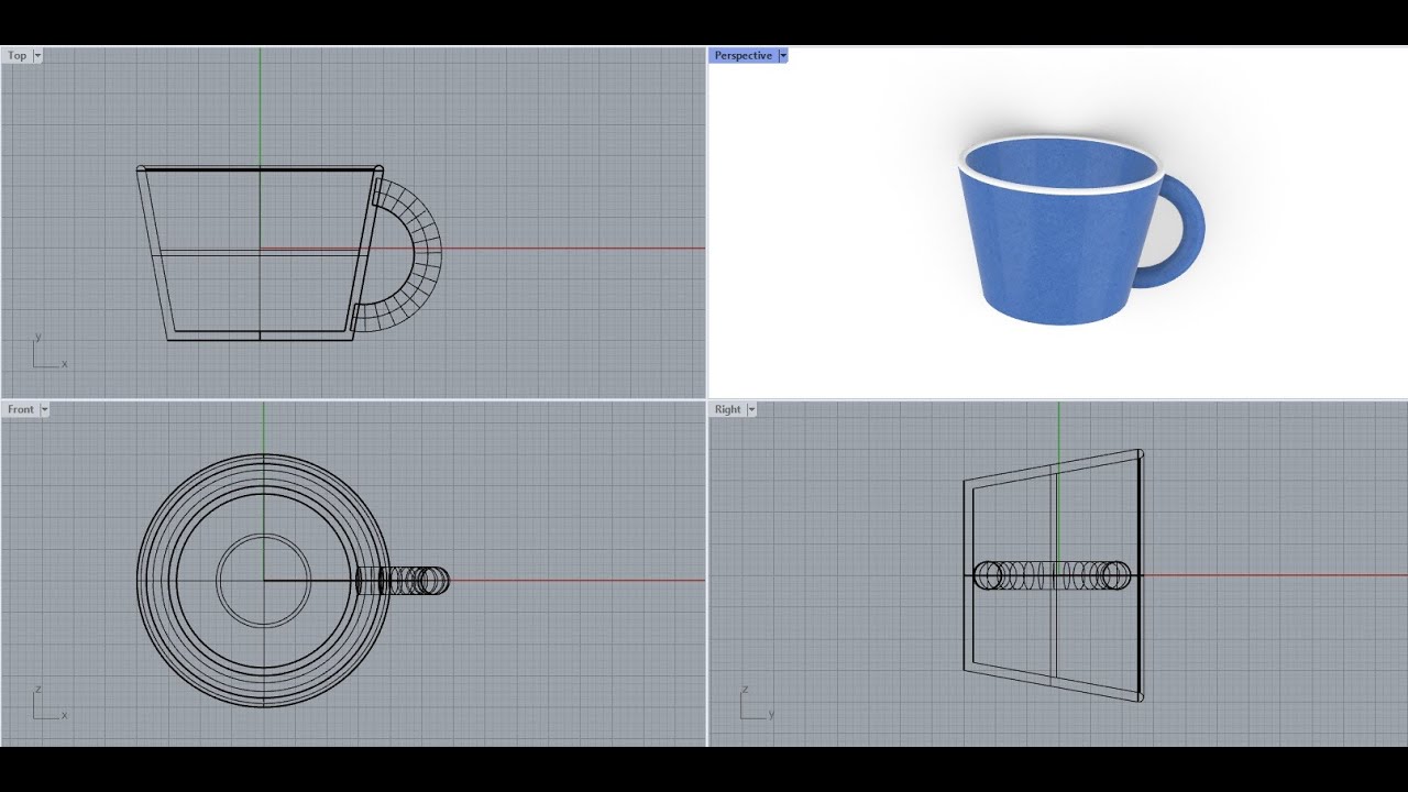 How to create your own coffee cup mug with rhino 7 0.