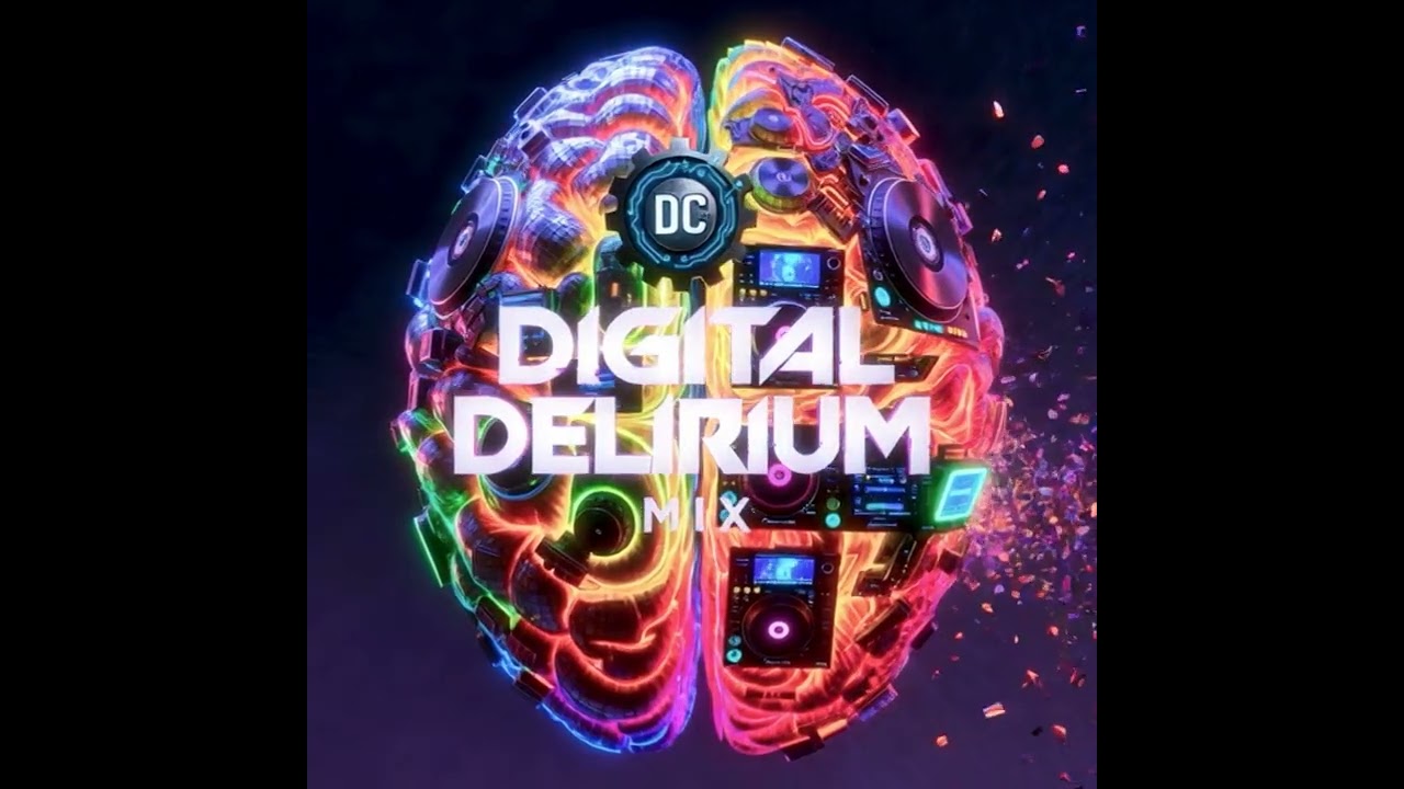 Digital Delirium Mix | DJ DC Live Mix | Tech & Bass House | OFFICIAL VISUALIZER OF THE FULL 1 HR MIX
