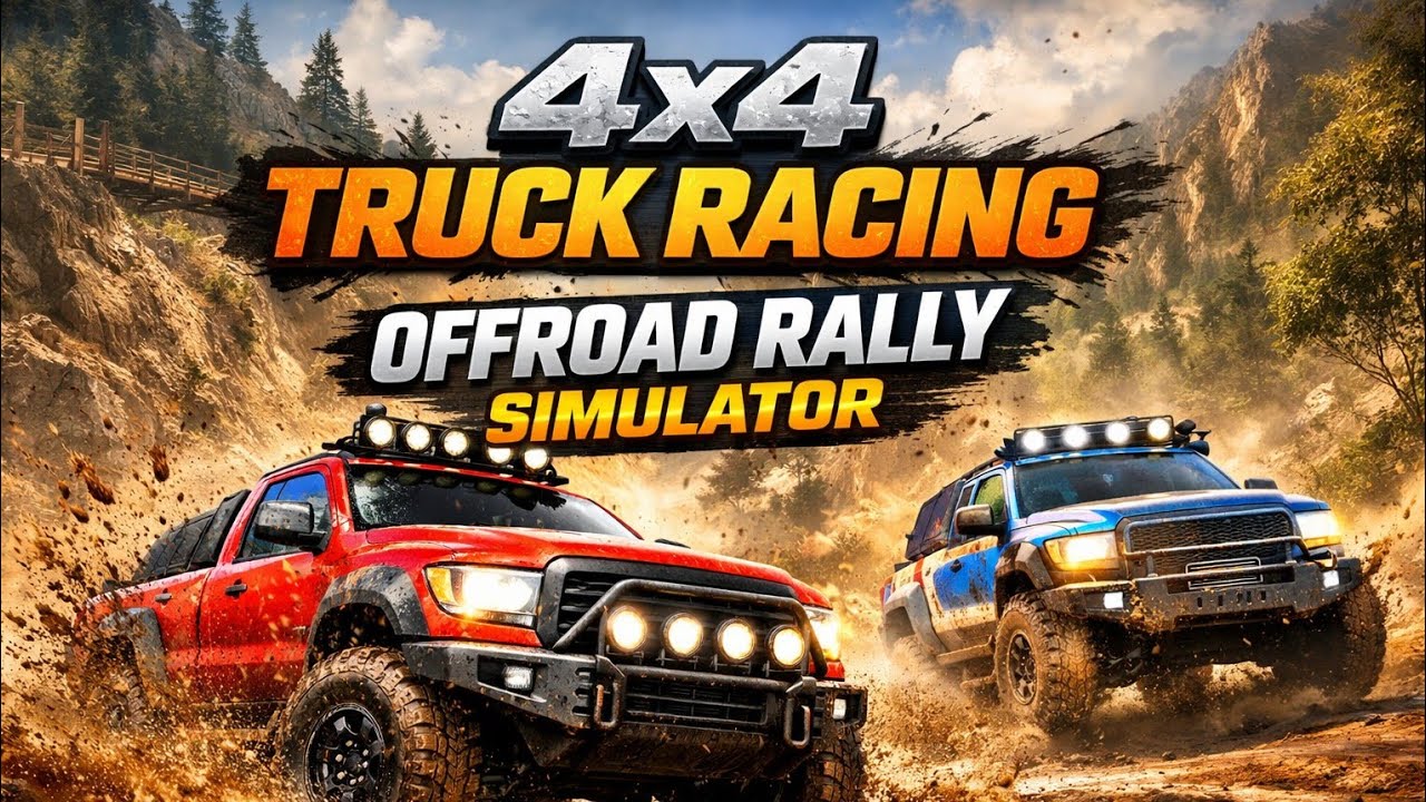 4x4 Truck Racing Offroad Rally Simulator | Extreme Trails & Mud Driving 