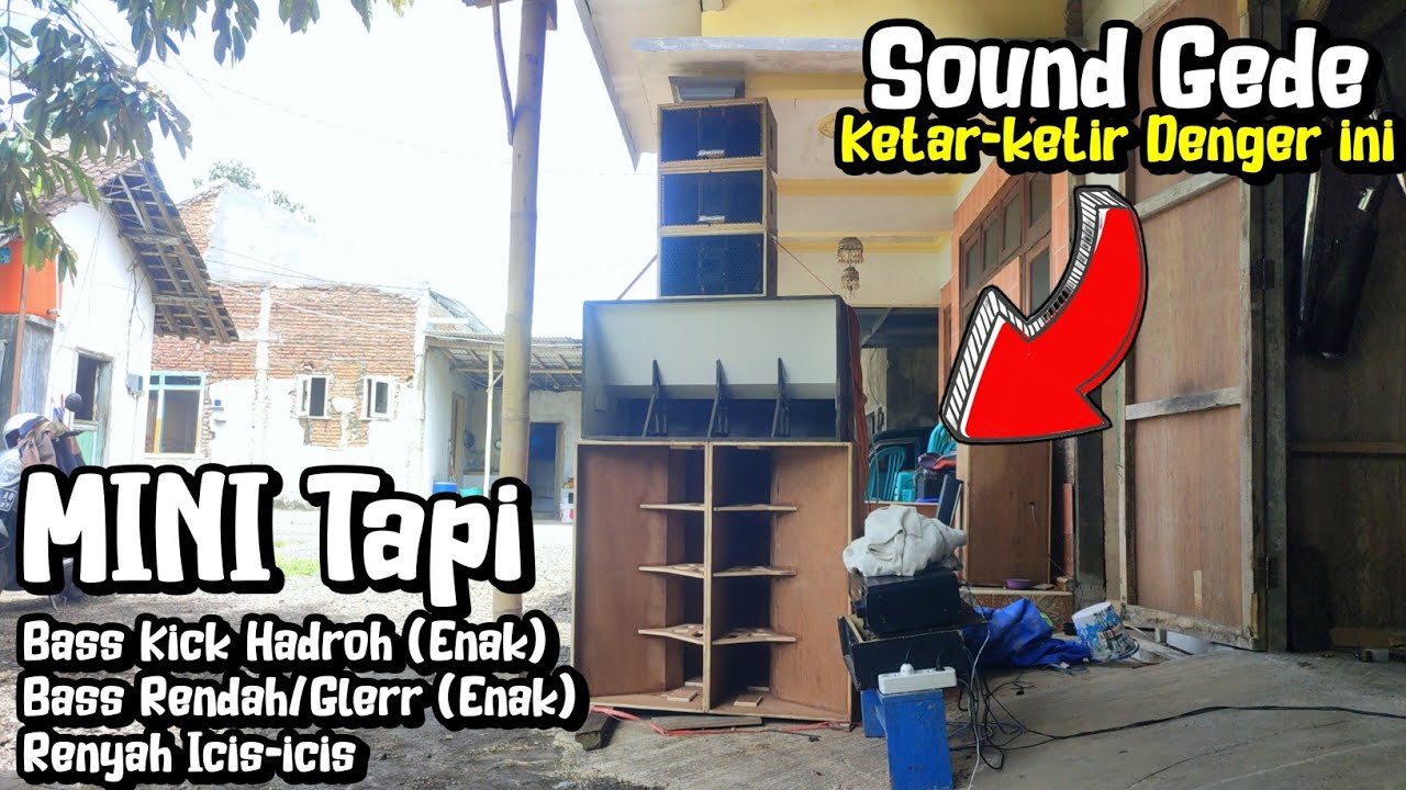 Ini baru karakter sound suaranya bagus !! Modal speaker murah sound miniatur 12 bakura