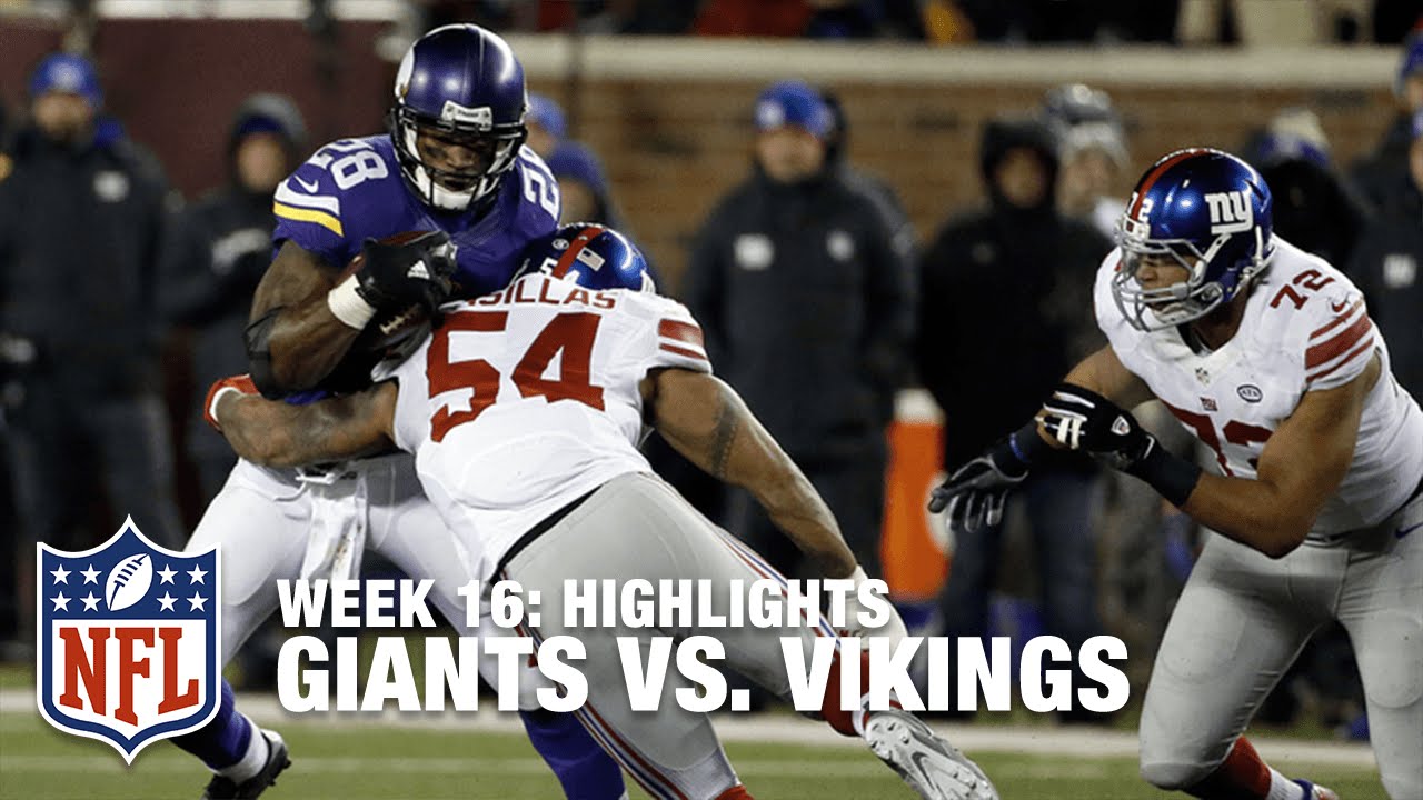 Giants vs. Vikings | Week 16 Highlights | NFL