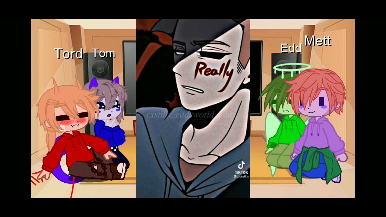 реаксия на eddsworld edd mett tom tord UWU